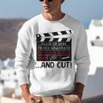 8th Grade Graduation 2026 Graduate Clapperboard Unisex Sweatshirt