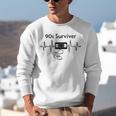 90s Survivor Retro Nostalgia Vintage Throwback Unisex Sweatshirt 90s Survivor Retro Nostalgia Vintage Throwback Unisex Sweatshirt