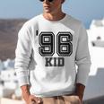 '96 Kid Perfect Vintage Retro Nostalgia Gear For Year 1996 Unisex Sweatshirt