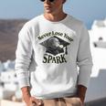 The Addams Family TV Series – Uncle Fester Graduation Spark Premium Unisex Sweatshirt