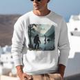 Bigfoot Sasquatch & Loch Ness Monster Introvert Bruh Unisex Sweatshirt Bigfoot Sasquatch & Loch Ness Monster Introvert Bruh Unisex Sweatshirt