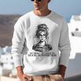 Book Lover Bent Over a Book Unisex Sweatshirt