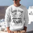 Books Club Squad Reading Book Lover Book Minimalist Team Tee Unisex Sweatshirt