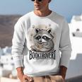 Booktrovert Raccoon Reading And Coffee For Book Lover Unisex Sweatshirt Booktrovert Raccoon Reading And Coffee For Book Lover Unisex Sweatshirt