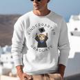 Boys Girls Kindergarten Graduate Sloth Graduation Cap Unisex Sweatshirt