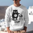 Cat What Humor Introvert Anti-Social Unisex Sweatshirt Cat What Humor Introvert Anti-Social Unisex Sweatshirt