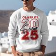 Class Of 2025 Senior 2025 Graduation Red Raglan Baseball Tee Unisex Sweatshirt