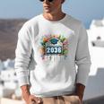 Class Of 2036 Graduation School Vintage Senior 2036 Unisex Sweatshirt