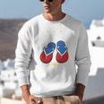 Discipline Arsenal Pinoy Nostalgia Filipino Tsinelas Premium Tri-Blend Unisex Sweatshirt