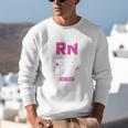 Earned It RN 2025 Nurse Graduation Nursing School Graduate Premium Tri-Blend Unisex Sweatshirt