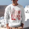 Elder Emo Retro Punk Typography Nostalgia Unisex Sweatshirt Elder Emo Retro Punk Typography Nostalgia Unisex Sweatshirt
