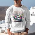 Elder Millennials Embracing 90s Rewind Nostalgia Vibes Premium Unisex Sweatshirt Elder Millennials Embracing 90s Rewind Nostalgia Vibes Premium Unisex Sweatshirt