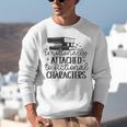 Emotionally Attached To Fictional Characters Banned Books Unisex Sweatshirt Emotionally Attached To Fictional Characters Banned Books Unisex Sweatshirt