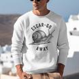 Escar Go Away Snail Vintage French Pun Introvert Humor Unisex Sweatshirt Escar Go Away Snail Vintage French Pun Introvert Humor Unisex Sweatshirt