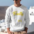 Finally Done With This BS Class Of 2025 College Graduation Premium Tri-Blend Unisex Sweatshirt