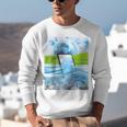 Frutiger Aero Aesthetic Tech Water Fishes Monitor Screen Raglan Baseball Tee Unisex Sweatshirt Frutiger Aero Aesthetic Tech Water Fishes Monitor Screen Raglan Baseball Tee Unisex Sweatshirt