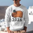 Grad Class Of 2026 Capybara Graduation Graduated Kids Unisex Sweatshirt