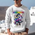 Graduation Kindergarten Unicorn Roller Skate Girls Grad Unisex Sweatshirt