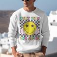 Groovy Next Stop 2nd Grade 1st Grade Graduation 2025 Unisex Sweatshirt