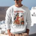 Halloween Bookish Witchy Book Club Hot Girls Read Unisex Sweatshirt
