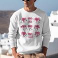 Heart Reading Books Valentine Teacher Boy Girl Book Lover Unisex Sweatshirt