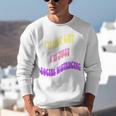 I'm Just Social Distancing Introvert Funny Unisex Sweatshirt