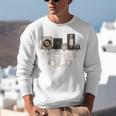 I’m This Old Retro Tech Nostalgia For 70s 80s Premium Tri-Blend Unisex Sweatshirt