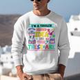 I'm A Toddler I Have No Ideas Retro Vintage 90s Nostalgia Premium Tri-Blend Unisex Sweatshirt I'm A Toddler I Have No Ideas Retro Vintage 90s Nostalgia Premium Tri-Blend Unisex Sweatshirt