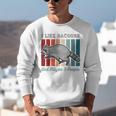 Introvert Raccoon Animal Lover Trash Panda Antisocial Retro Unisex Sweatshirt Introvert Raccoon Animal Lover Trash Panda Antisocial Retro Unisex Sweatshirt