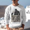 Introverted But Willing To Discuss Nephilim Tee Unisex Sweatshirt