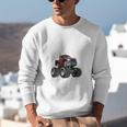 I Just Crushed High School Graduation Monster Truck Shirt Unisex Sweatshirt