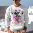 Kids Pre K Graduation Flossing Girl Nailed It Graduate Girls Unisex Sweatshirt
