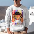 Kindergarten Graduation Level Complete Gamer Graduation Kids Unisex Sweatshirt
