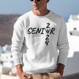 Lacrosse Senior 2024 Sticks And Ball Graduation Unisex Sweatshirt
