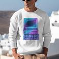 Lofi Reverie Analog Dreams Pixel 90s Desktop VHS Nostalgia Unisex Sweatshirt