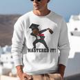 Masters Graduation Mastered It Dabbing Man Tee Unisex Sweatshirt
