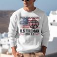 In Memory And Honor Of Firefighters Remembering 911 Unisex Sweatshirt
