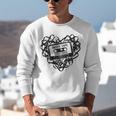 Mixed Tape Emotions Music Lover Nostalgia Quote Premium Tri-Blend Unisex Sweatshirt