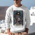 Mystical Library Book Reader The Introvert Tarot Card Unisex Sweatshirt Mystical Library Book Reader The Introvert Tarot Card Unisex Sweatshirt