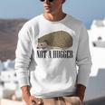 Not A Hugger Hedgehog Introvert Sarcasm Antisocial Unisex Sweatshirt Not A Hugger Hedgehog Introvert Sarcasm Antisocial Unisex Sweatshirt