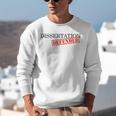 PhD Thesis Defense Graphic Doctoral Graduation Unisex Sweatshirt