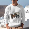 Please Be Patient I'm From The 1900s Amish Wagon & Vintage Premium Unisex Sweatshirt
