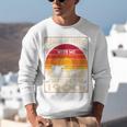 Please Be Patient I'm From The 1900s Sunset Vintage Wagon Premium Unisex Sweatshirt
