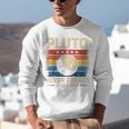 Pluto Never Forget Space Nostalgia Astronomy Humor Unisex Sweatshirt Pluto Never Forget Space Nostalgia Astronomy Humor Unisex Sweatshirt