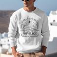 Im A Privilege Vintage Book Illustration Unisex Sweatshirt