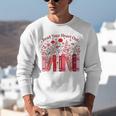 Read Your Heart Out Teacher Valentines Day Reading Book Unisex Sweatshirt