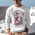 Reading Is My Favorite Sport Cat And Book Lover Women Unisex Sweatshirt