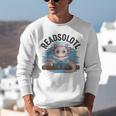 Readsolotl Book Lover Reading Axolotl Kids Reader Unisex Sweatshirt