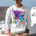 Retro 1980s 80's Baby 1990s 90's Made Me Nostalgia Birthday Premium Tri-Blend Unisex Sweatshirt