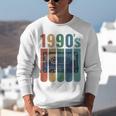 Retro Nineties Style Audio Tape Nostalgia Year 1990 Premium Tri-Blend Unisex Sweatshirt